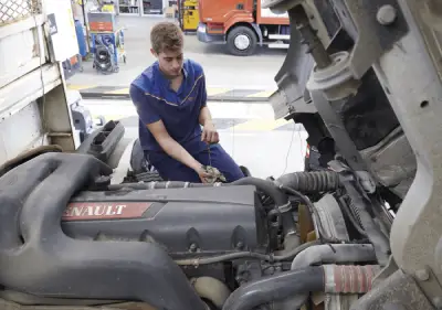 Vidange d'un poids lourd